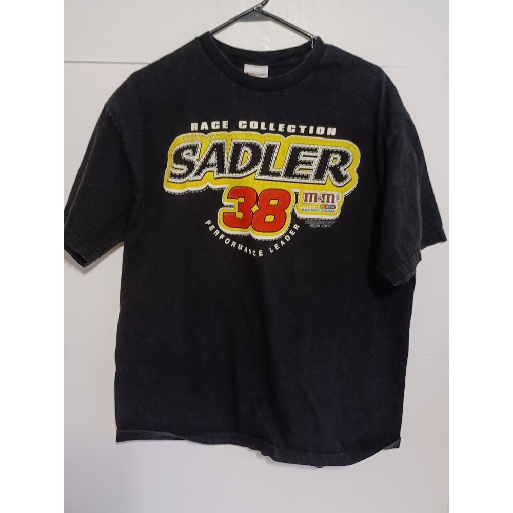2004 Nascar Race Collection Elliot Sadler #38 M&M’s Black T-Shirt Mens XL